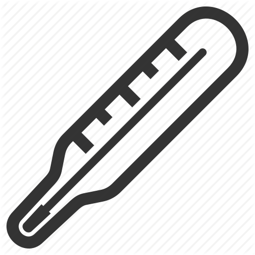 Fever, Medical Care, Thermometer Icon