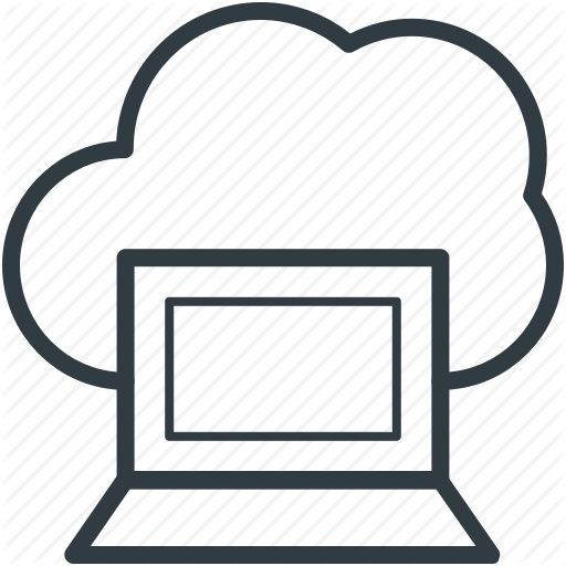 Cloud Connectivity, Cloud Network, Internet Coverage, Laptop