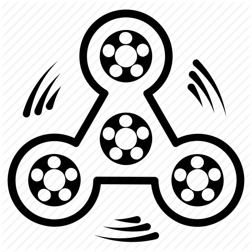 Bear, Fidget, Gear, Relax, Spinner, Toy Icon