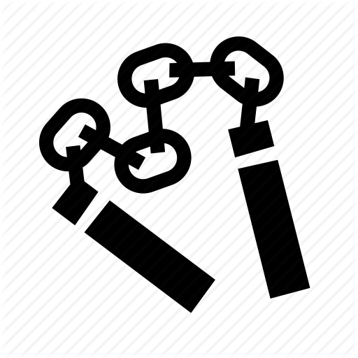 Batons, Fight, Martial Arts, Ninja, Nunchucks Icon