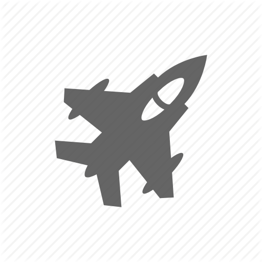 Aircraft, Fighter, Jet, Plane Icon