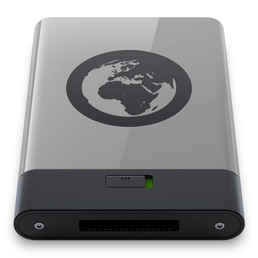 Grey Server B Icon Free Download As Png And Formats