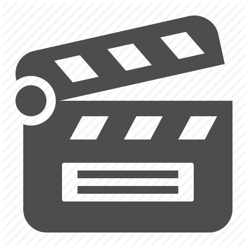 Clapboard, Clapper, Film, Movie, Theater, Theatre Icon