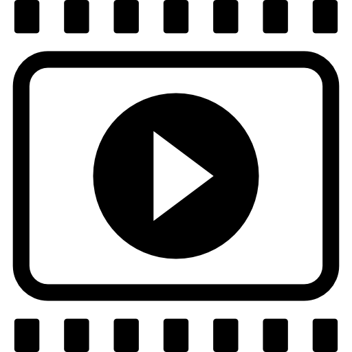 Film Strip With Right Arrow Interface Symbol Icons Free Download