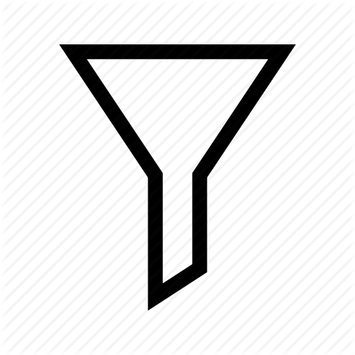 Conversion, Filter, Funnel, Sort Icon