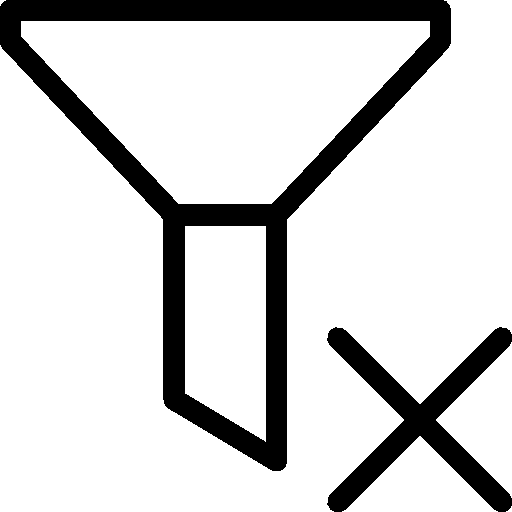 Data Clear Filters Icon Ios Iconset
