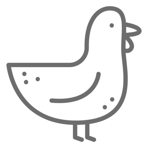 Chicken Stroke Icons