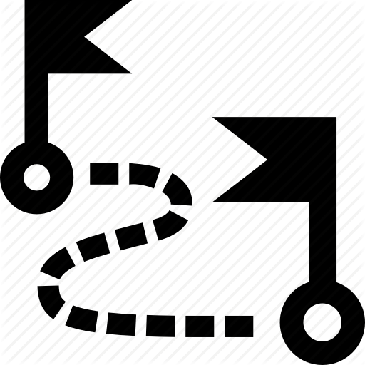 Destination, Final, Flags, Goal, Map, Route Icon