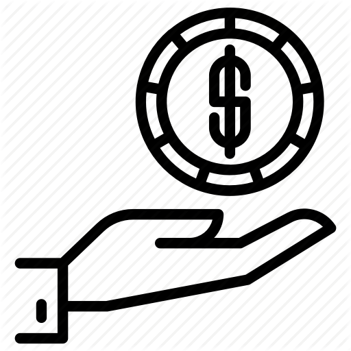 Business, Dollar, Finance, Hand, Money, Services Icon