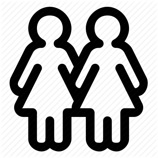 Friends, Group, Women Icon