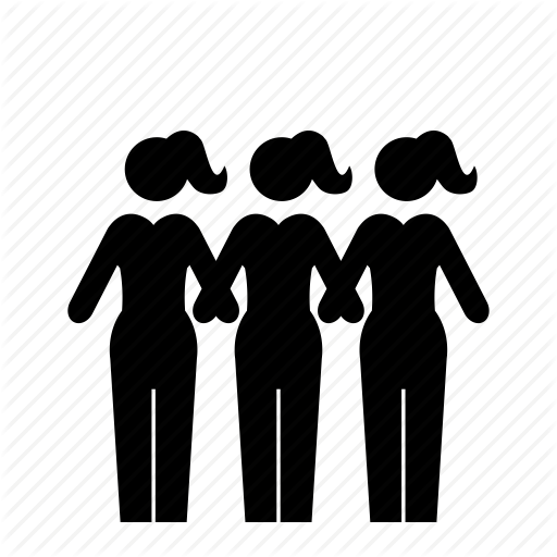 Community, Friends, Girls, Group, Organization, Together, Woman Icon