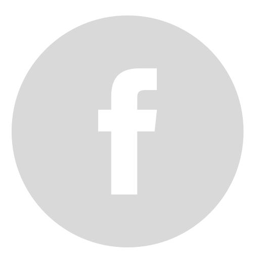Circle, Facebook, Gray Icon