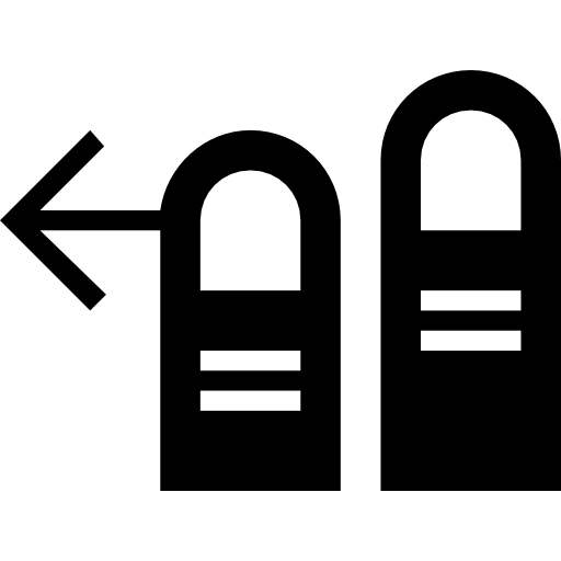 Swipe Left Two Fingers Symbol Icons Free Download