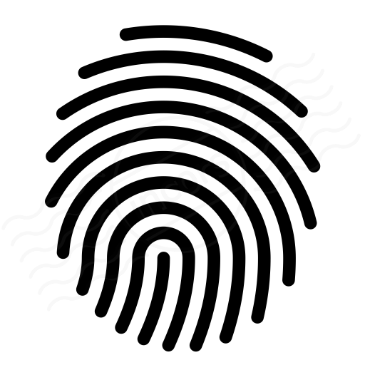 Iconexperience I Collection Fingerprint Icon