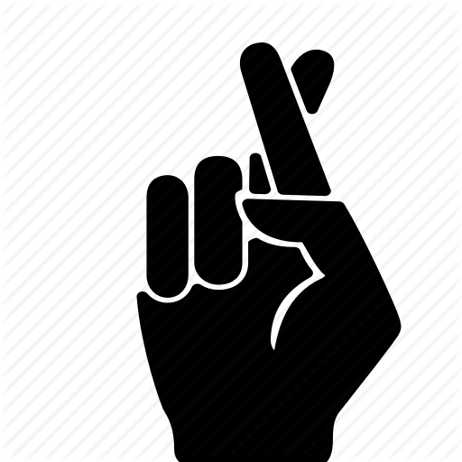 Crossed, Fingers, Gesture, Hand, Luck Icon