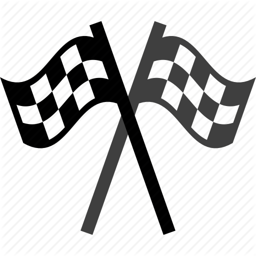 Car, Finish Line, Flag, Race, Racer, Racing, Start Icon