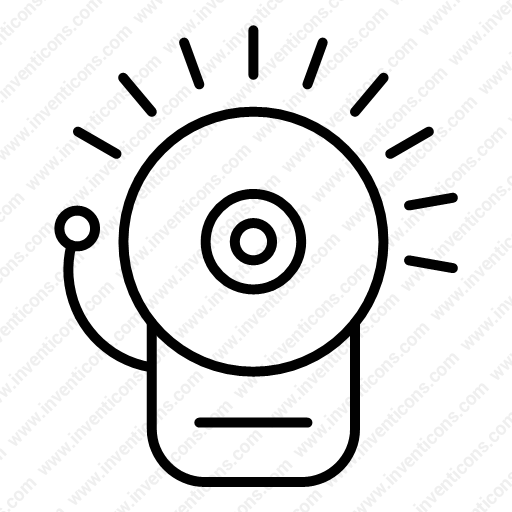 Download Alarm,alert,bell,danger,fire,alarm,warning Icon Inventicons