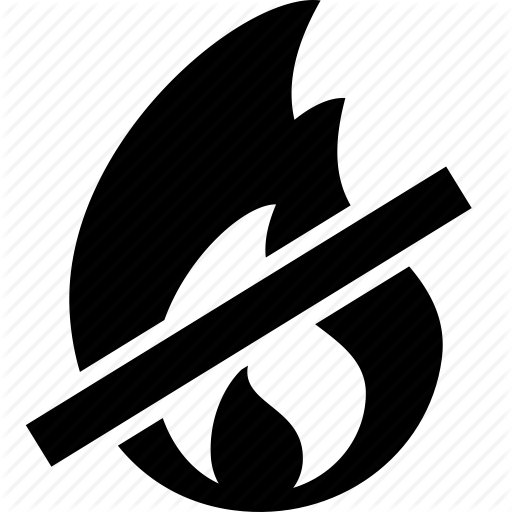 Burn, Fire, Flame, Forbidden, Hot, Prohibited Icon