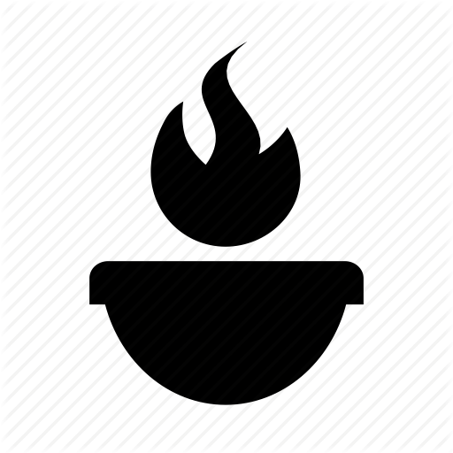 Burn, Fire, Flame, Torch Icon