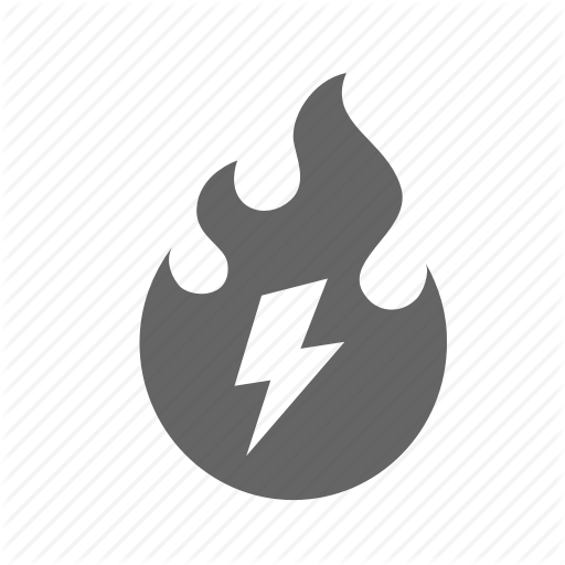 Fast, Fire, Flame, High, Lightning, Power, Speed Icon