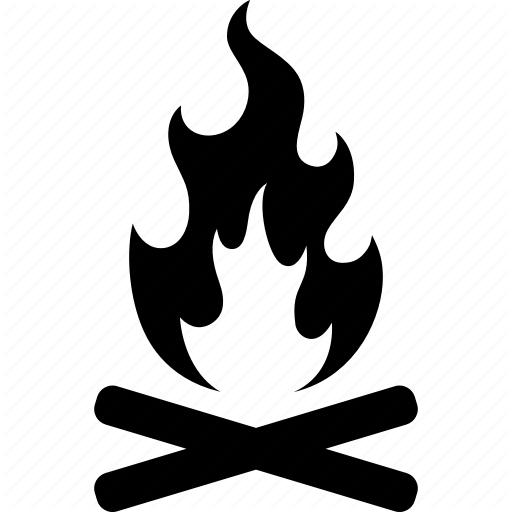 Bonfire, C Campfire, Camping, Campsite, Fire, Flame Icon