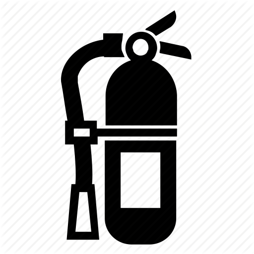 Fire Extinguisher, Fire Fighting, Safety Icon