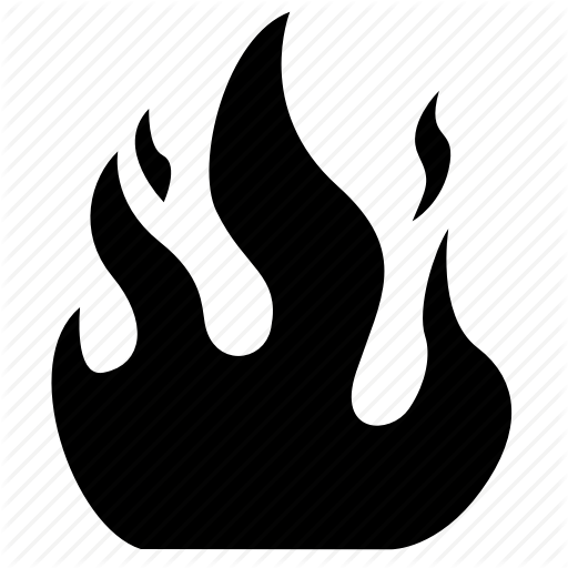 Burn, Fire Icon