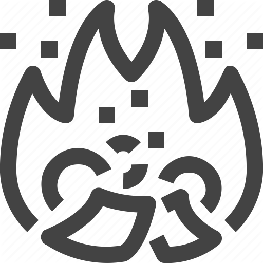 Bonfire, Burn, Fire, Flame, Garbage, Incineration, Trash Icon