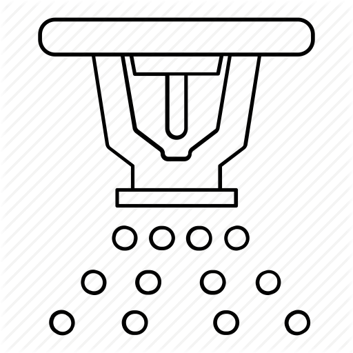 Ceiling, Extinguisher, Fire, Sprinkler, Water Icon