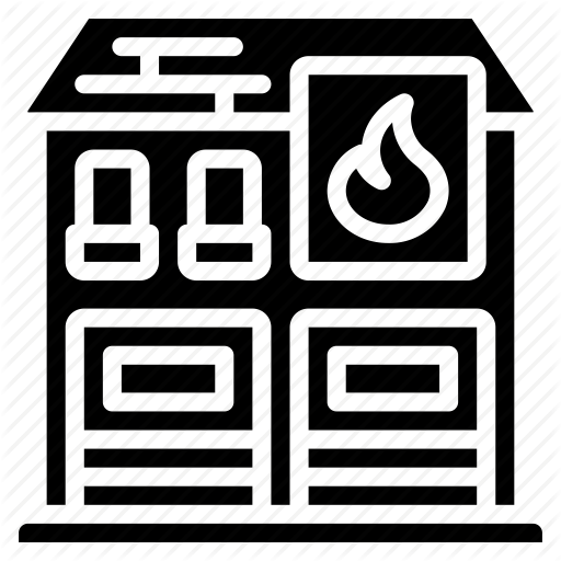 Architecture, Building, Buildings, Fire, Station Icon