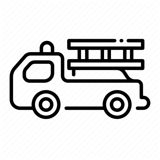 Car, Emergency, Fire, Firetruck, Rescue, Truck, Vehicle Icon