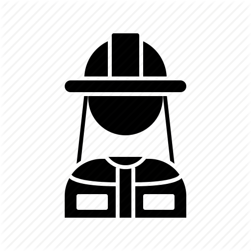 Firefighter, Firefighters, Helmet Icon