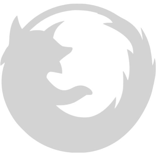 Light Gray Firefox Icon