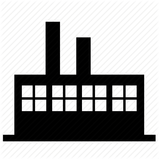 Building, Business, Factory, Firm, Industry Icon