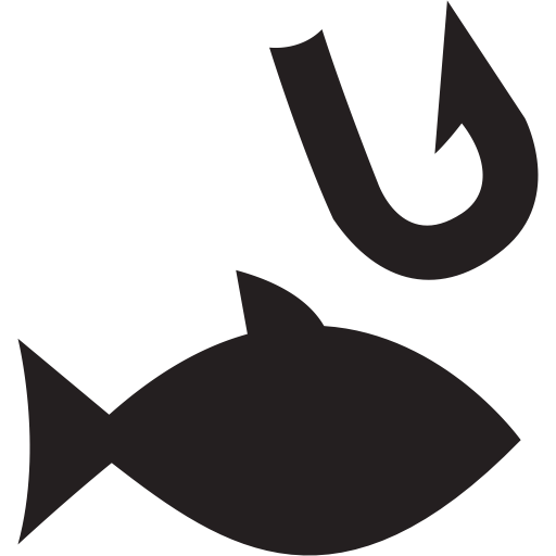Fish, Animal, Fishing, Swimming, Hook Icon