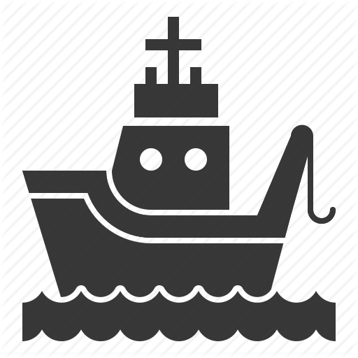 Fishing Boat, Nautical, Sea, Ship Icon
