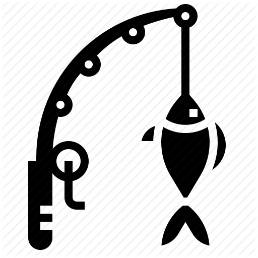 Fish, Fishing, Pole, Rod Icon