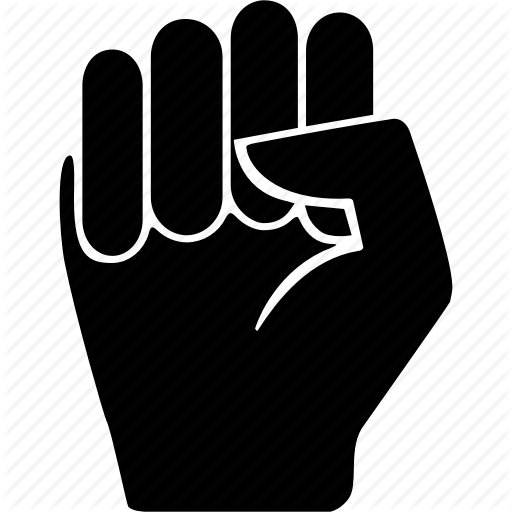 Fist, Hand, Power, Right, Rock Icon