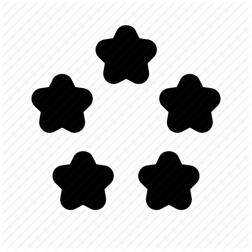 Five, Luxury, Quality, Rating, Service, Star Icon