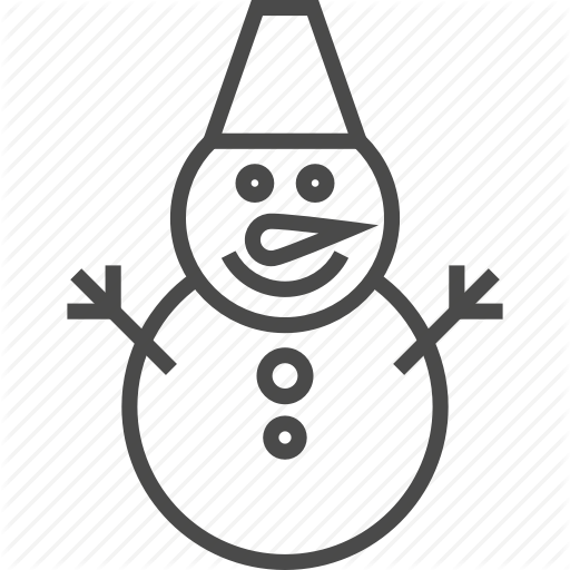 Christmas, Merry, New, Snow, Snowman, Winter, Year Icon