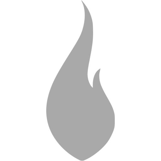 Dark Gray Flame Icon