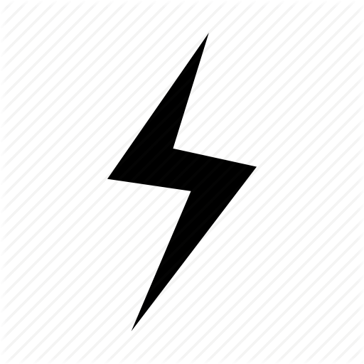 Electricity, Flash, Lightning, Voltage Icon