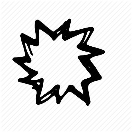 Burst, Cartoon, Comic, Explosion, Flash Icon