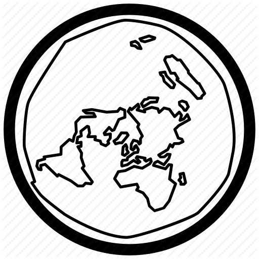 Authentic, Earth, Map, Navigation, Plane, Real, World Icon