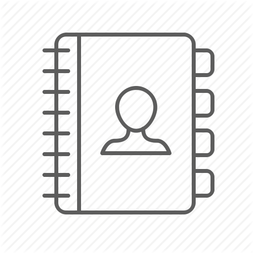 Address Book, Book, Contact, Details, Friends, Notebook Icon