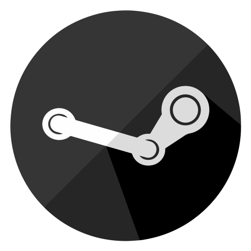 Steam Flat Icon
