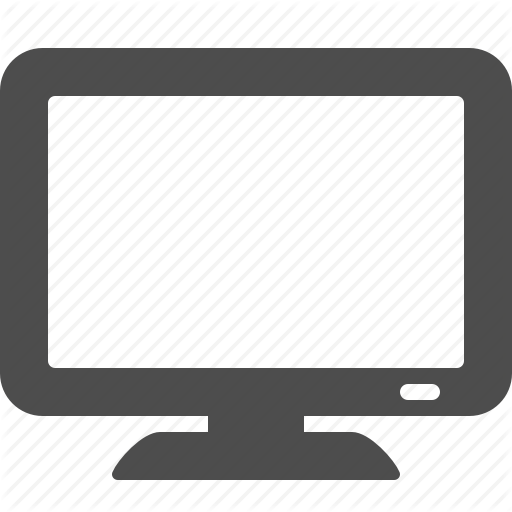 Flatscreen, Monitor, Screen, Tv Icon