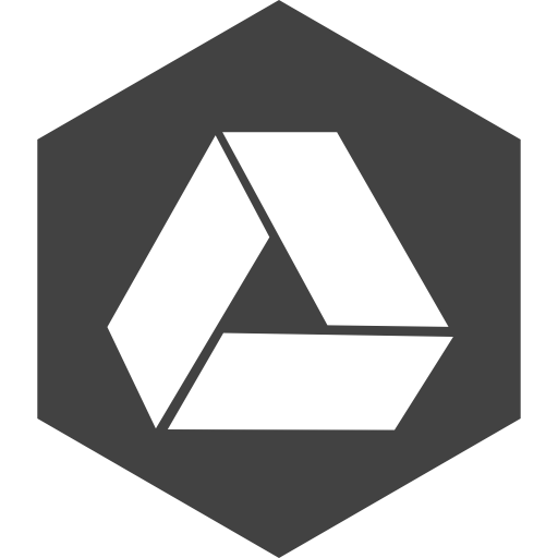 Drive, Google, Hexagon, Media, Social Icon
