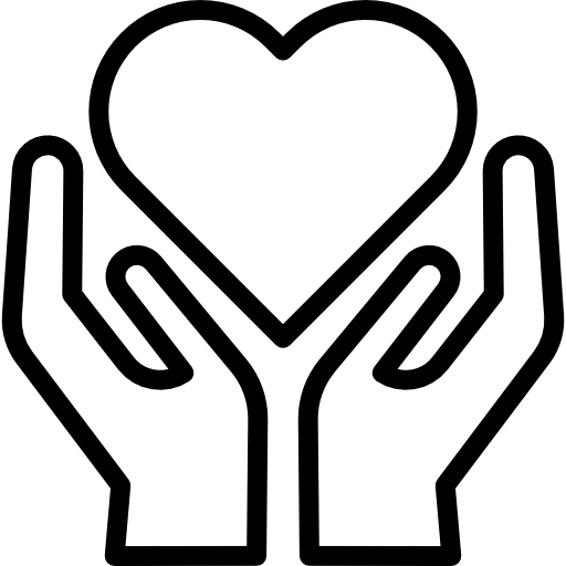 Hands Holding Heart Icons Free Download