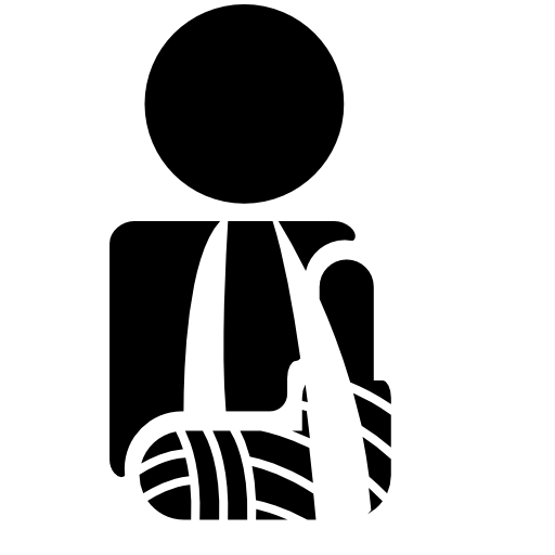 Broken Arm Free Vector Icons Designed